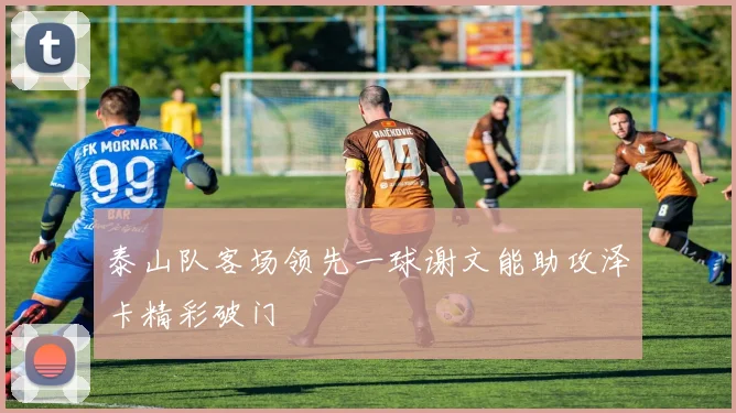 泰山队客场领先一球谢文能助攻泽卡精彩破门